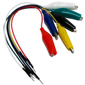 Circuit Test Alligator Clip Wires to Breadboard Pin